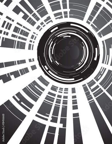 abstract camera lens