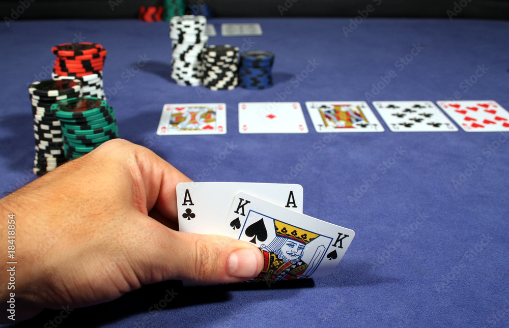 poker showdown Stock Photo | Adobe Stock