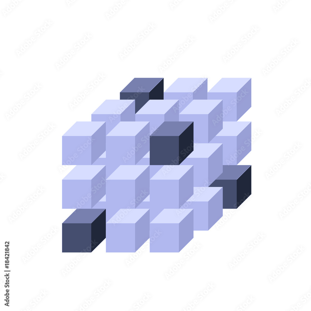 Obraz premium 3D cube