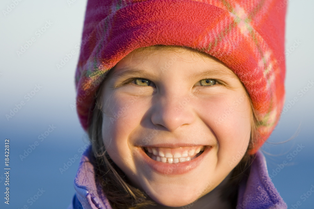 smiling girl smiling girl
