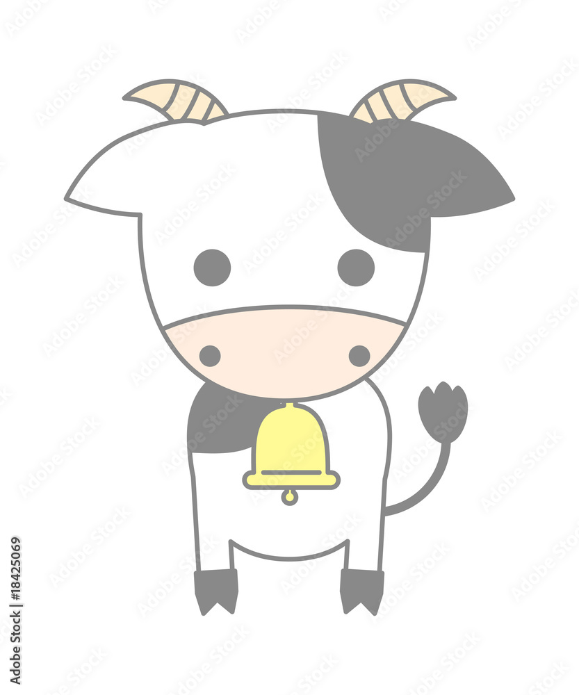 子牛のイラスト Stock Illustration Adobe Stock