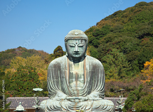 Tableau sur toile Great Buddha statue in Kamakura