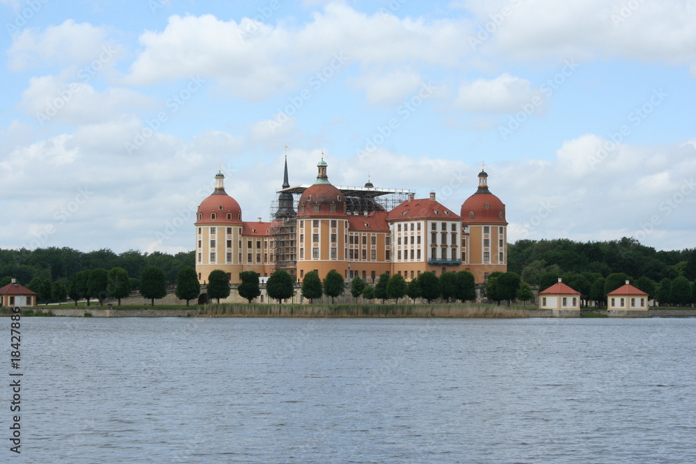 Fototapeta premium A Baroque German Castle, Schloss Moritzburg.
