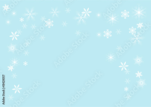 snowflakes, vector illustration