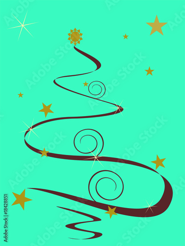 Abstrakter Weihnachtsbaum