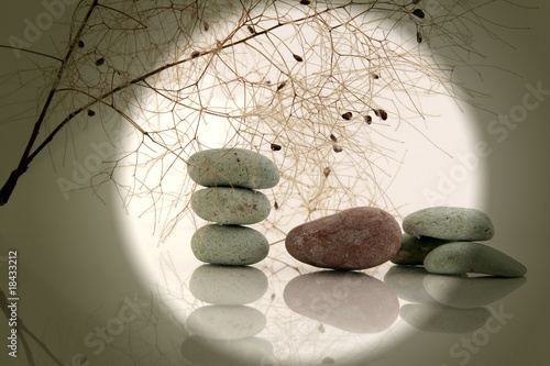 Photography Paysage zen avec galets