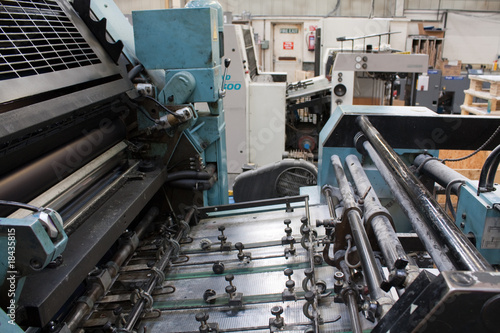 Litho printing press