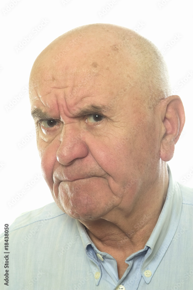 Obraz premium Senior kritisch