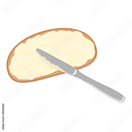 butterbrot mit messer I