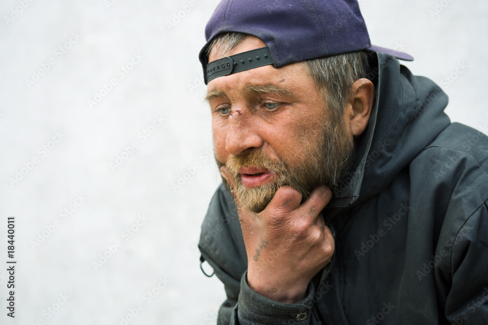 Homeless. Homeless.