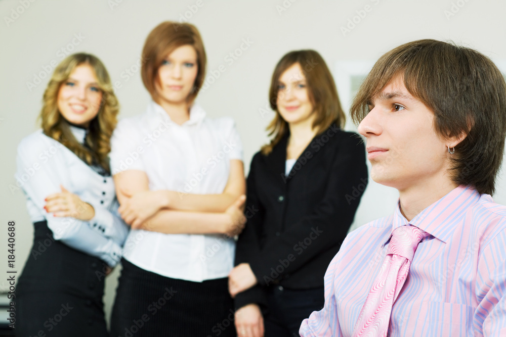 Fototapeta premium Young businessman.