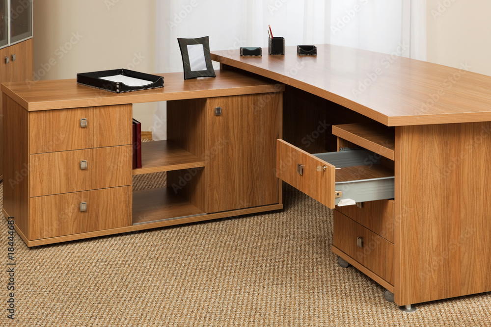 Fototapeta premium wooden desk