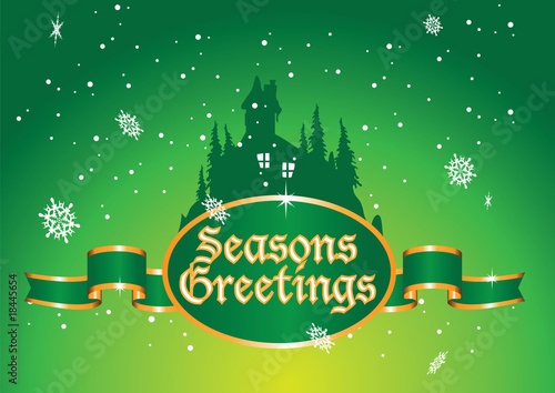 greetings vector house