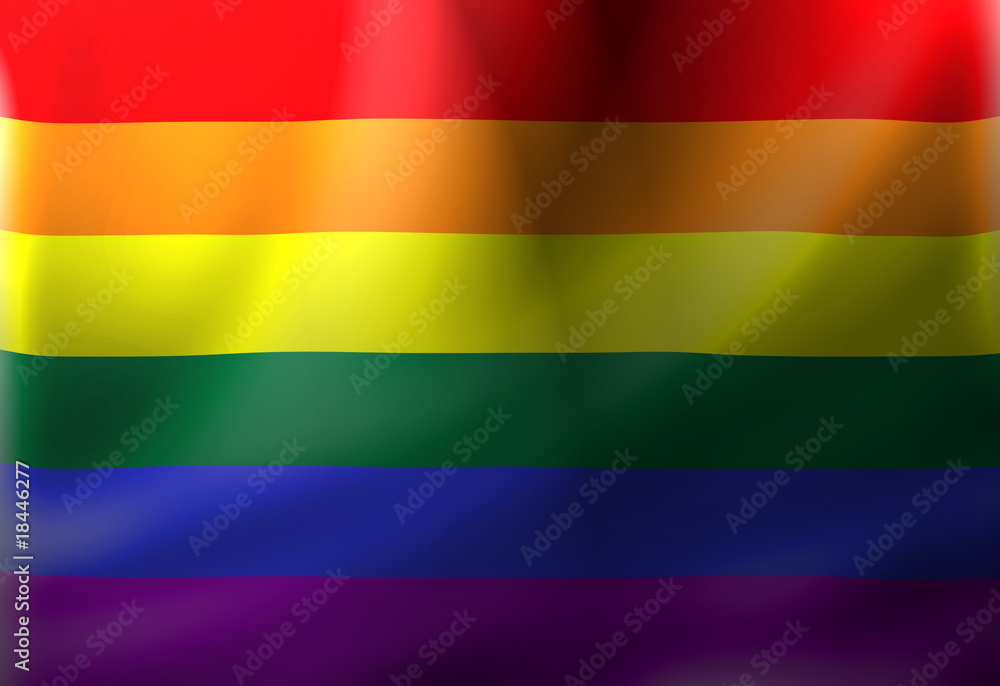 Naklejka premium Gay pride flag