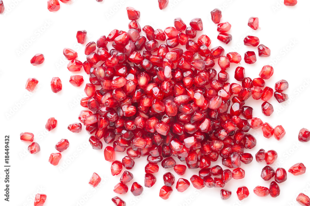 seeds on white seeds on white