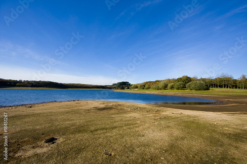 view around a lake in brittany