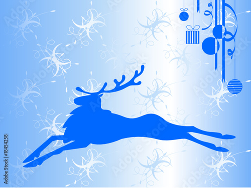 Blue reindeer