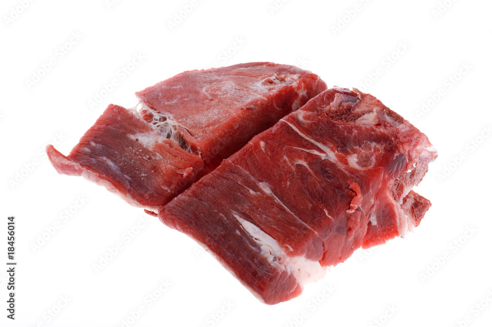Obraz premium beef on white
