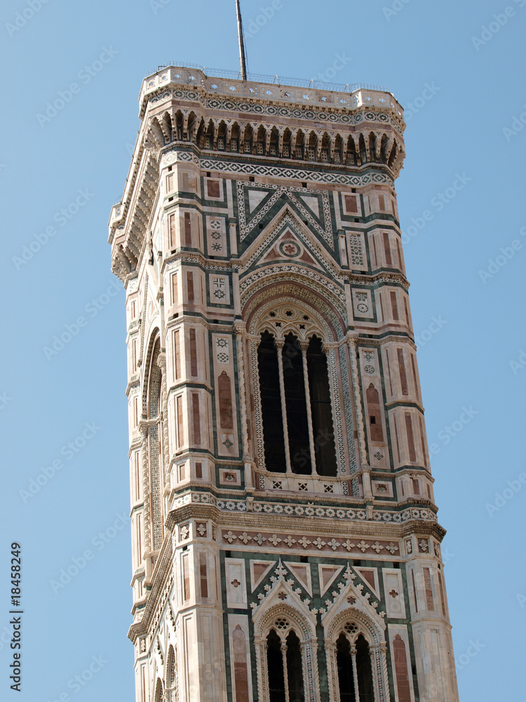 View of the Giotto's bell tower - Florence