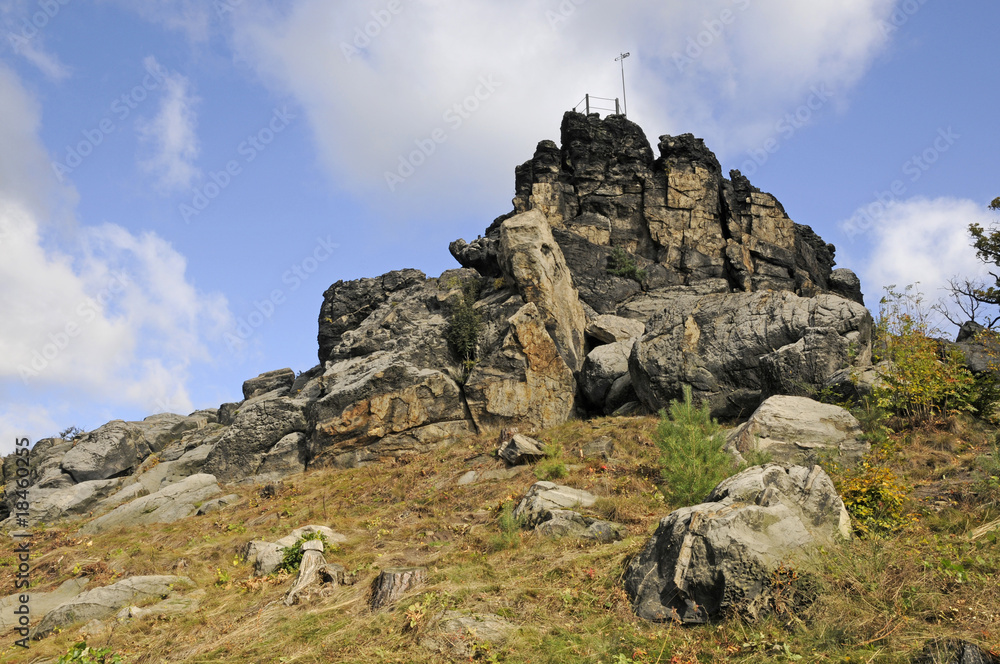 Fototapeta premium Teufelsmauer (Großvater) bei Blankenburg