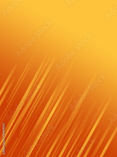 Abstract lines on orange / red background