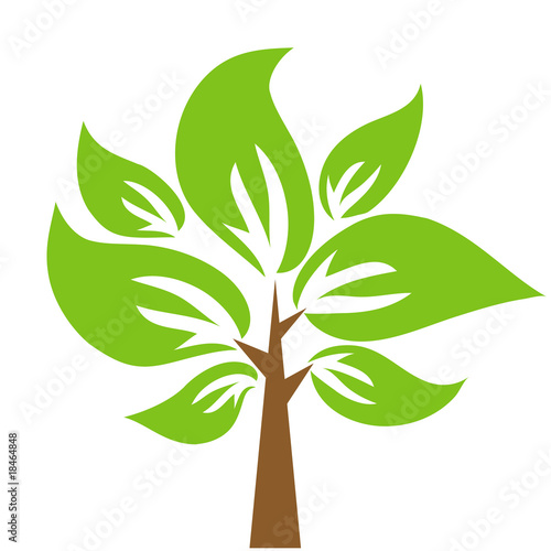 Decorative tree, vector