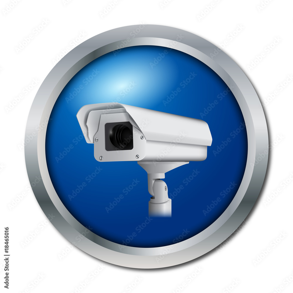Icono camara de vigilancia vector de Stock | Adobe Stock