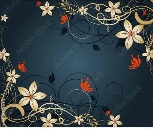 Floral abstract illustration