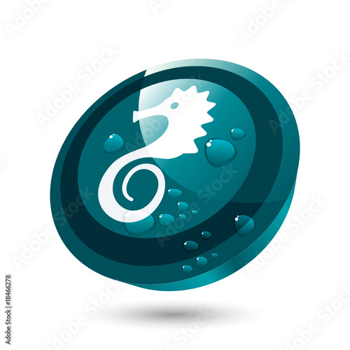 seepferdchen aquarium fisch zeichen symbol