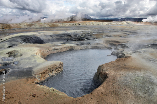 Iceland - Namafjall volcanic area near Krafla