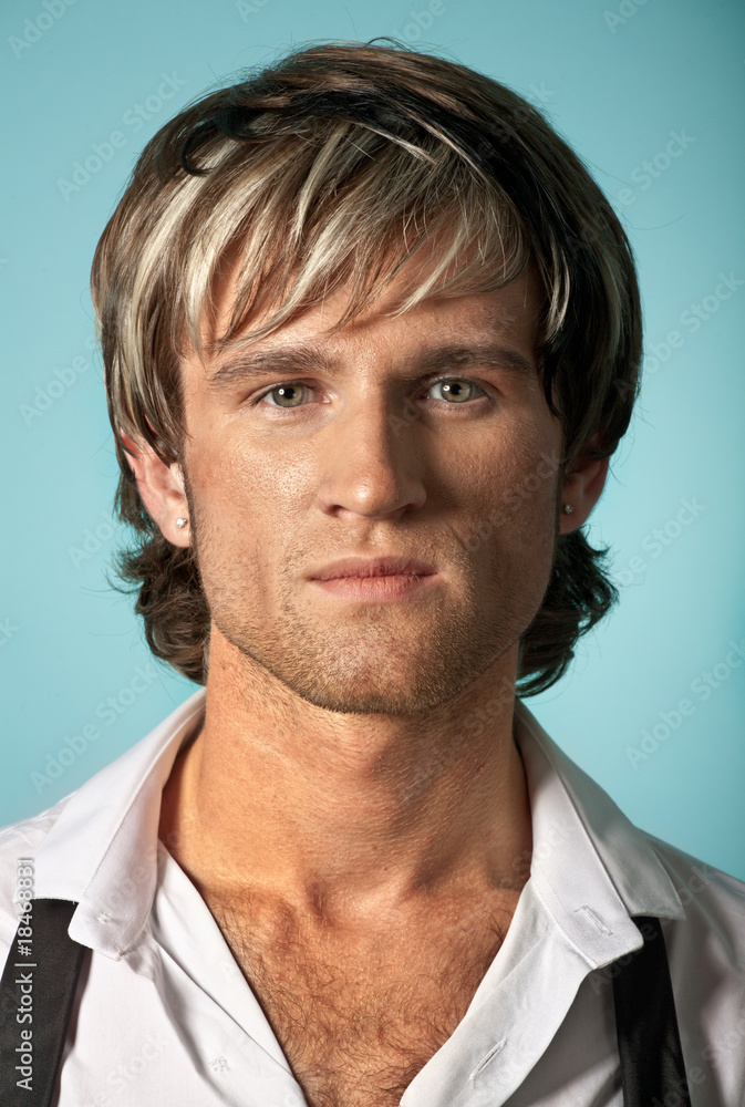 Obraz premium Young fashion handsome male model