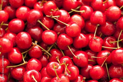 A basket of delicious fresh cherries!