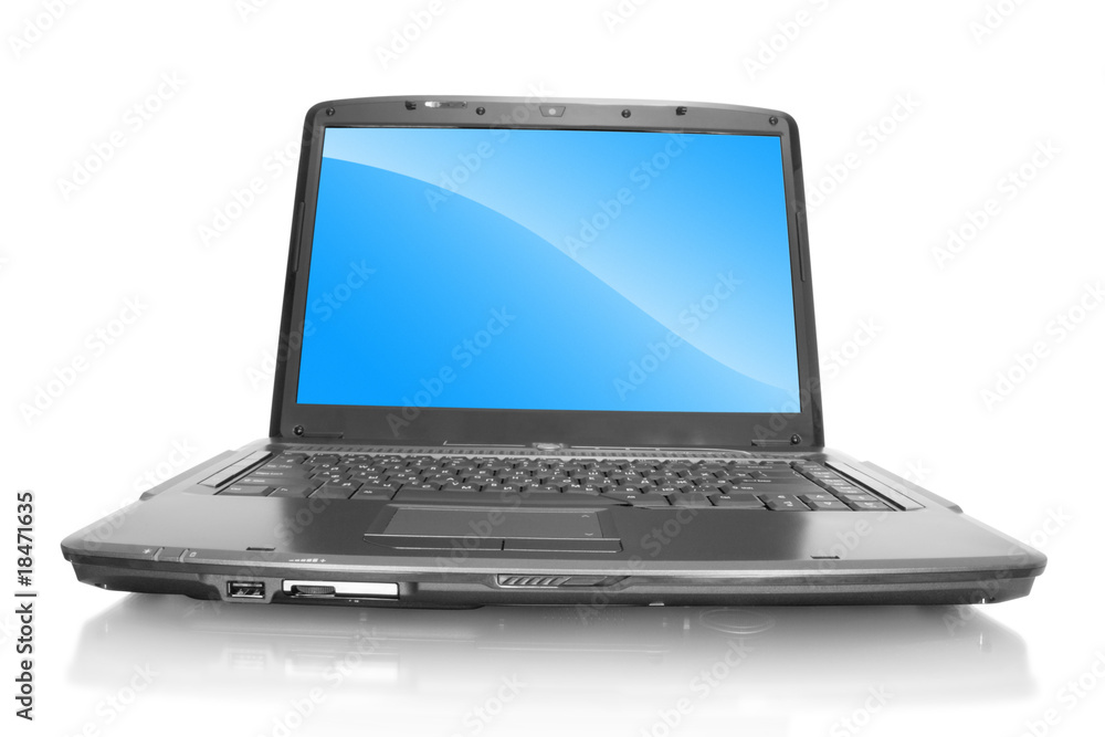 Fototapeta premium modern laptop. computer technology