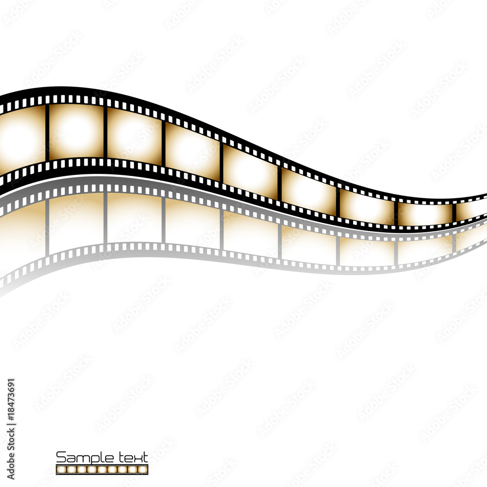 Film strip background with place for text.Vector