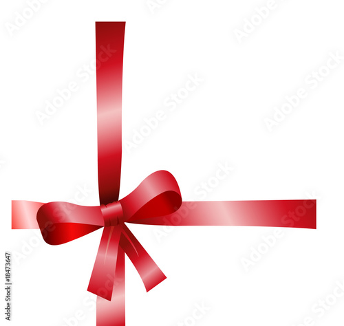 Present ribbon for special events.Vector illustration.