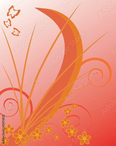 Floraler Hintergrund