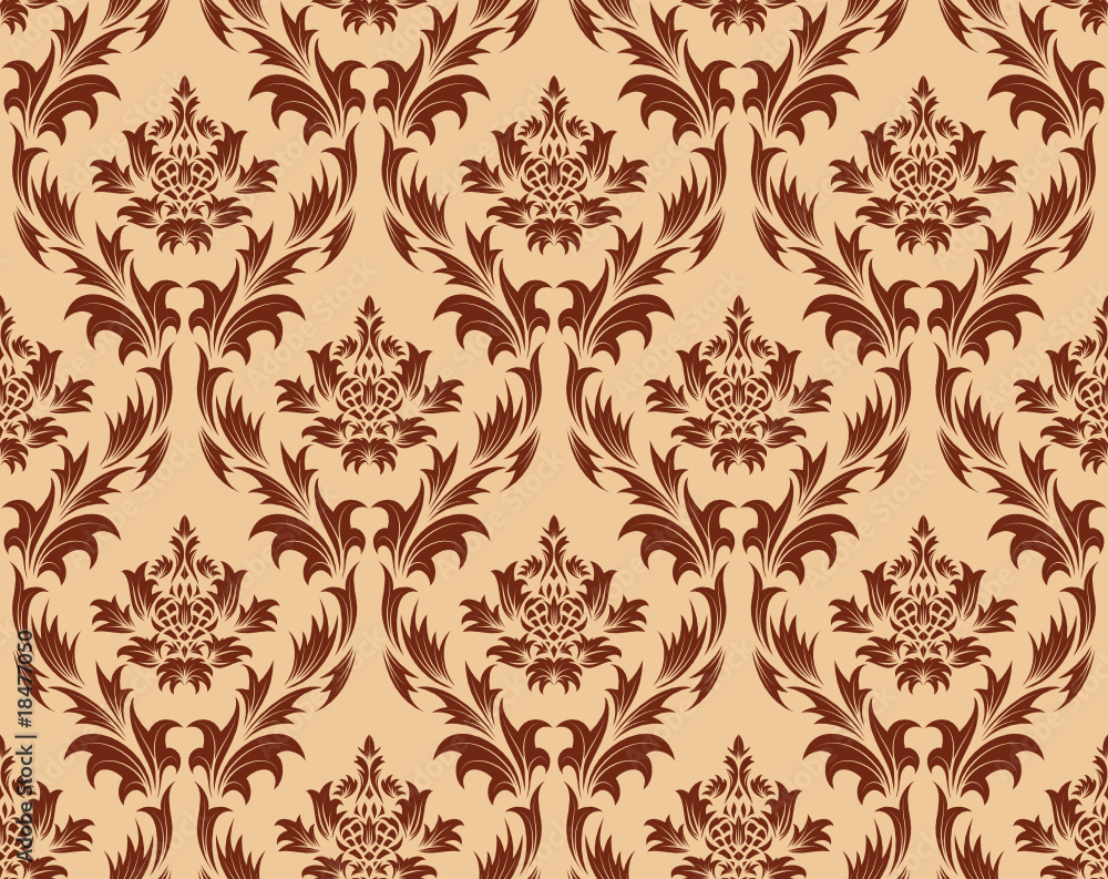 seamless damask pattern seamless damask pattern