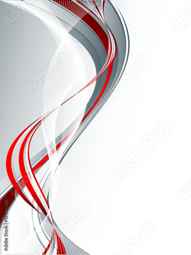 abstract vector wavy lines with copy space for your text
