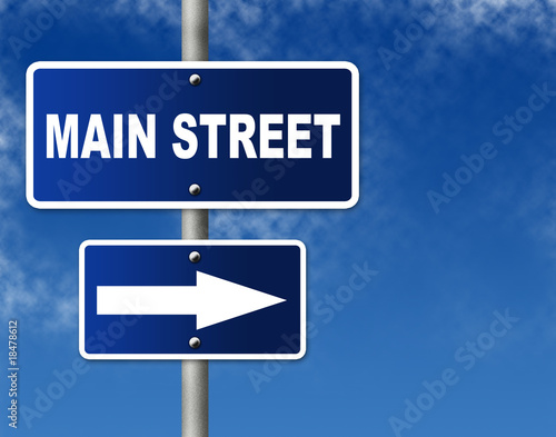 Traffic Sign "Main Street"