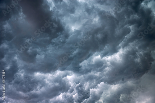 Sturm, Gewitterwolken
