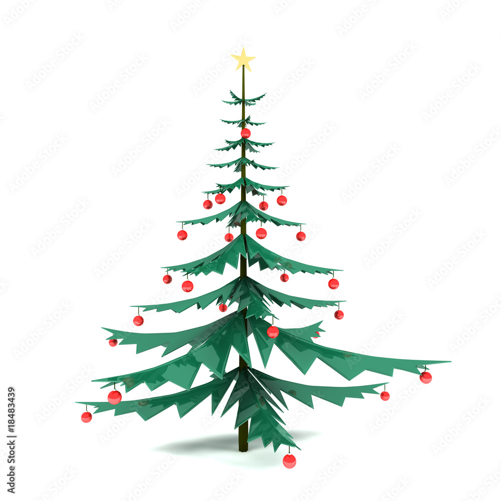 Cristmas Tree 3D render Cristmas Tree 3D render