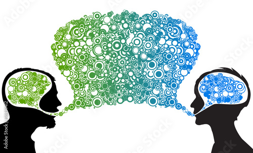 Dialog between man and woman