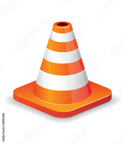 Traffic cone icon