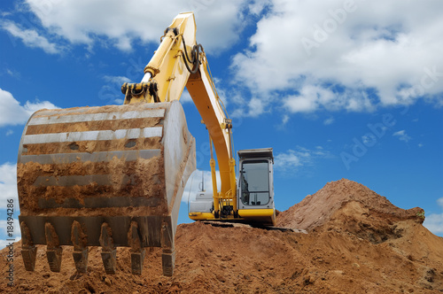 Excavator Loader bulldozer with big bucket