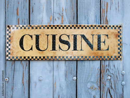 Cuisine sign