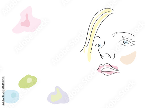 ritratto di donna acquarello
