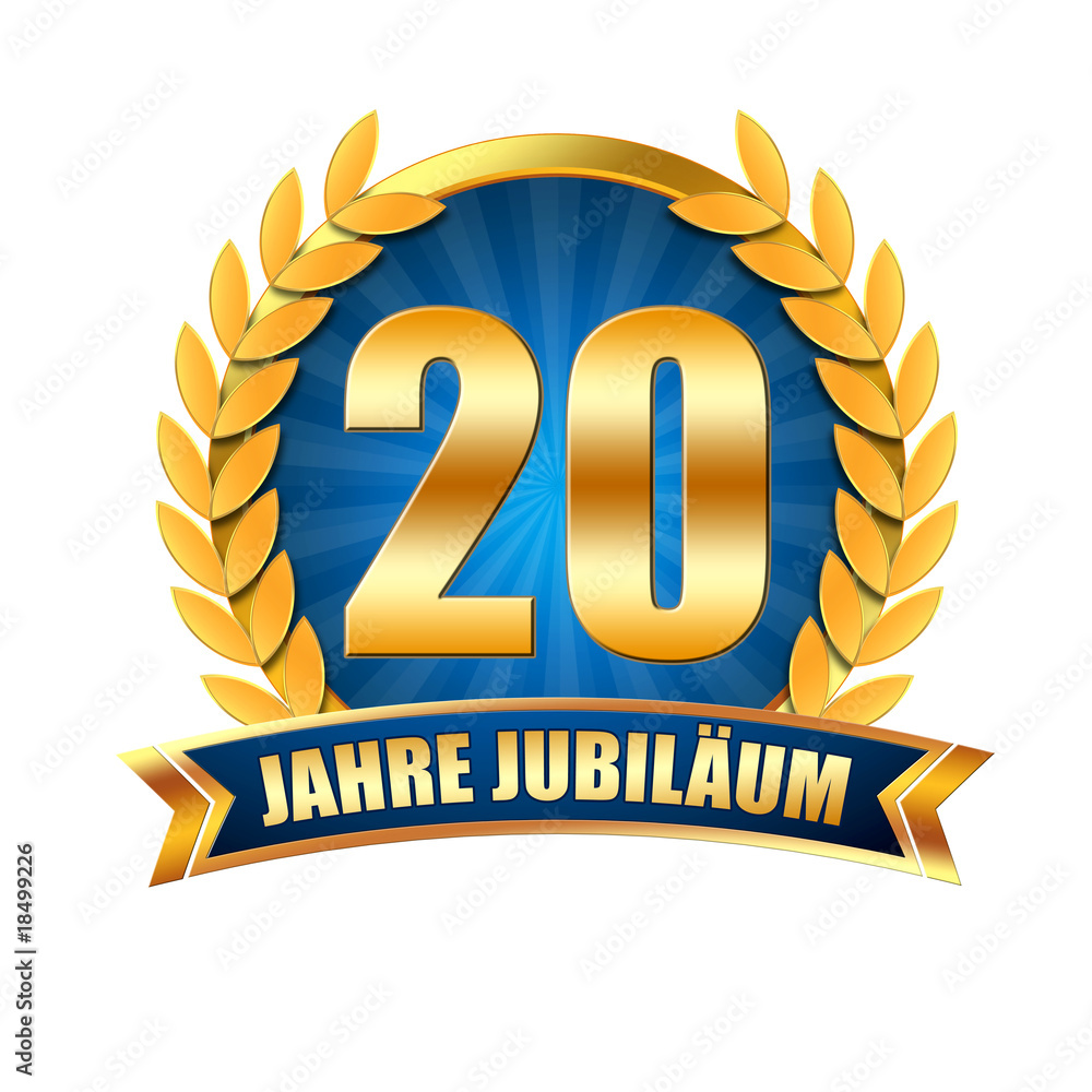 20 Jahre Jubiläum StockFoto Adobe Stock