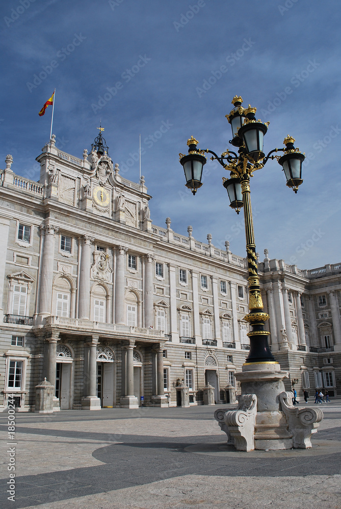 Fototapeta premium Le Palais Royal de Madrid