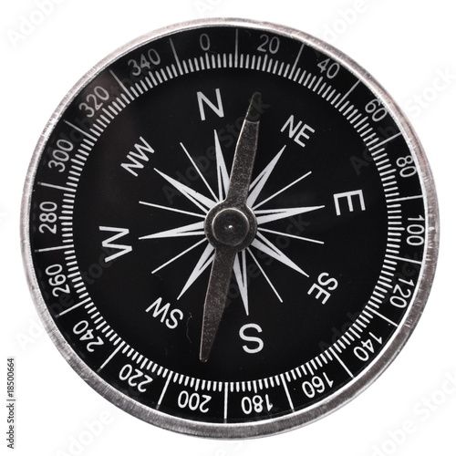 compass and white copyspace