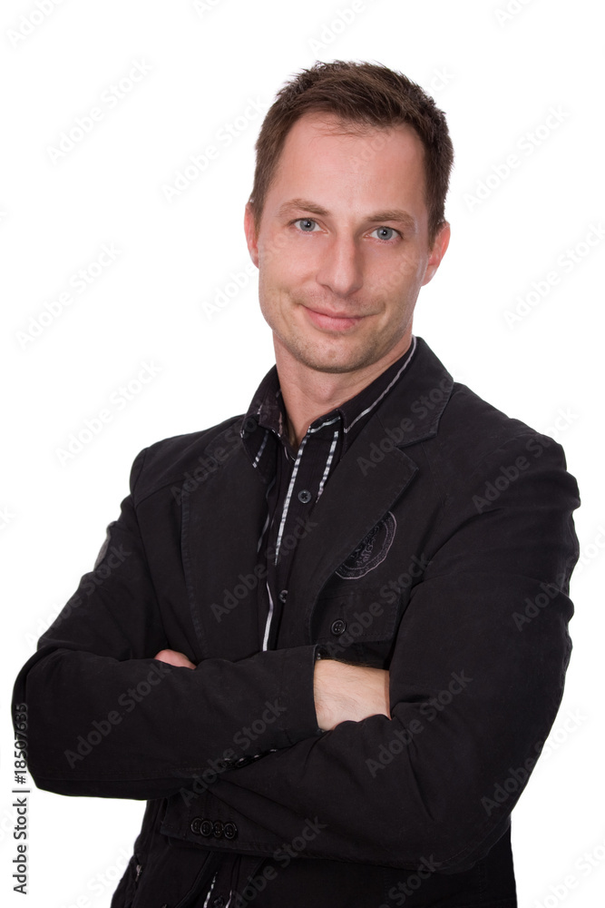 junger freundlicher Mann junger freundlicher Mann